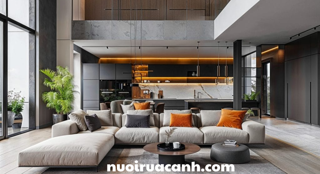 Contemporary living room decor